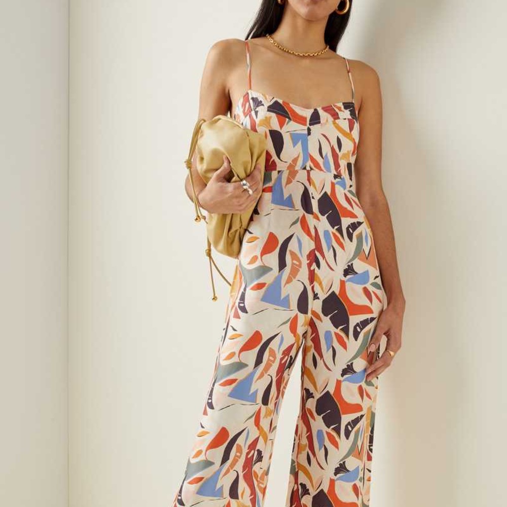 *Worn Once* Third Form L'artiste Printed Crepe Wi… - image 1